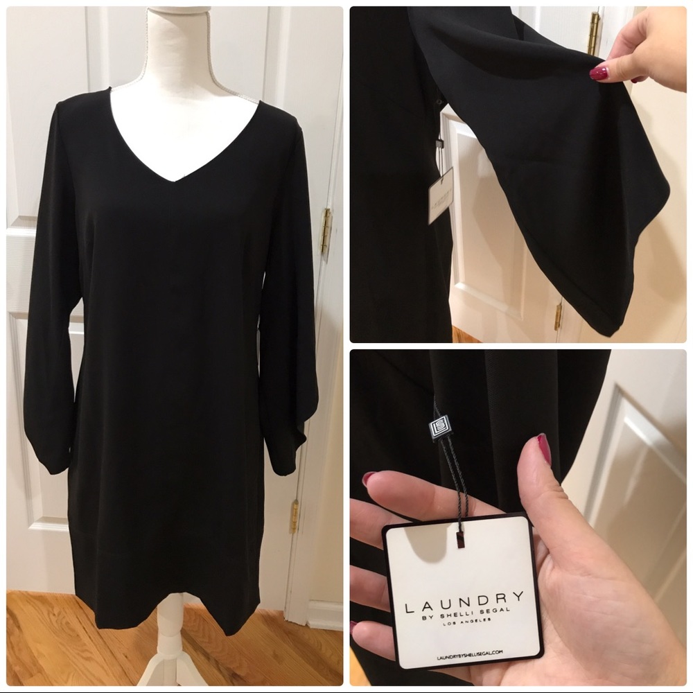 Black long sleeve dress